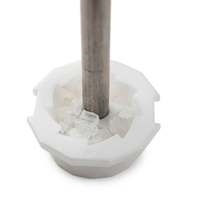 Peugeot Daman u'Select Zirlion Salt Mill, Acrylic/Stainless, 8 inch, Adjustable Grind - Acrylic