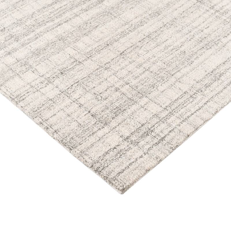 HomeRoots Plaid Transitional Rectangle Area Rug