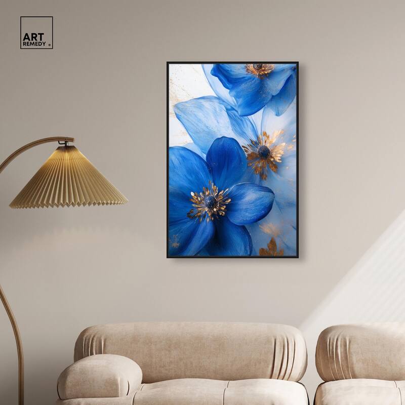 Twilight Teal Tint I Canvas by Art Remedy