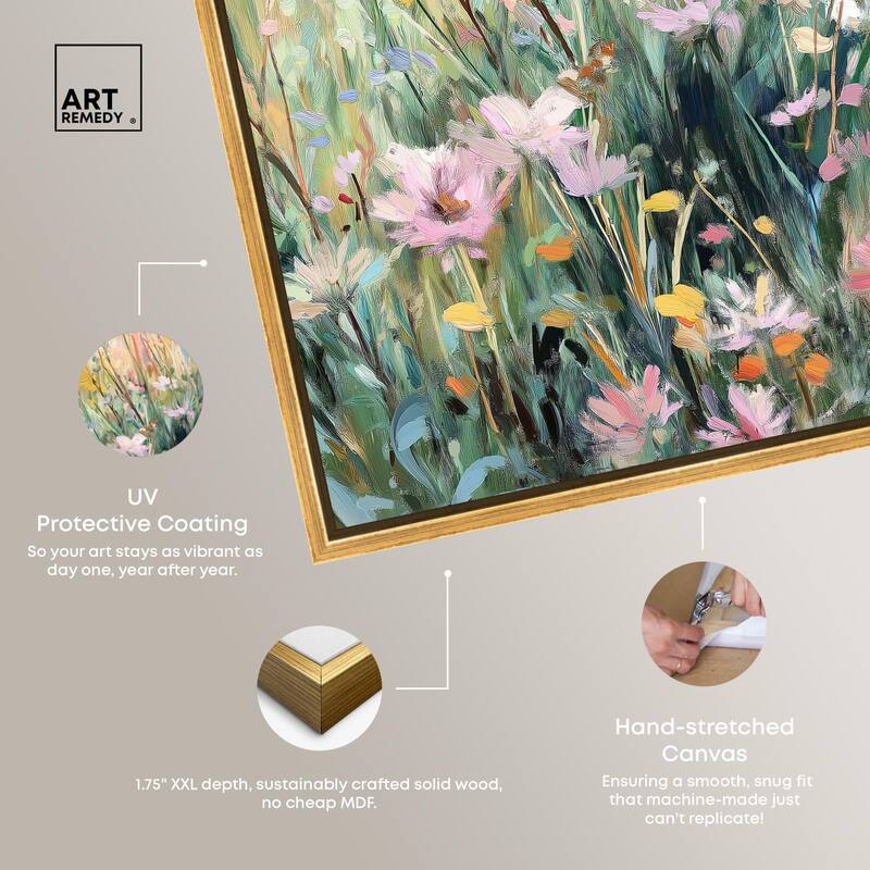 Floral Impressionism II Canvas by Art Remedy