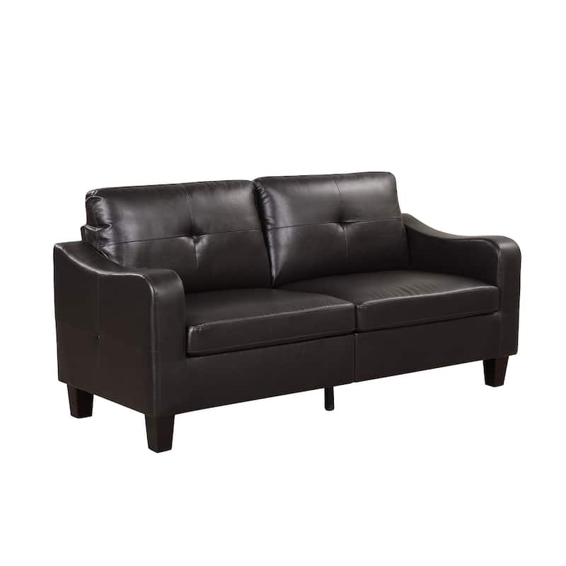 Modern Contemporary Style Apartment Fabric Sofa - 3seatsBrown