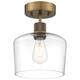 Option Antique Brushed Brass / Clear Glass