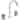 Kallista P25051-SLG Script Widespread Bathroom Faucet