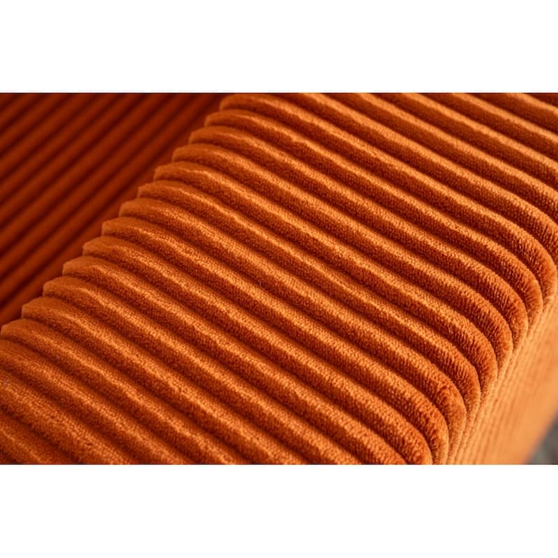 83.66" L-Shaped Sectional Sofa with Storage and Pull Out Bed