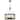 18.9inch 6-Light Farmhouses Chandelier with Metal and Hemp Rope Fabric Patchwork Frame for different rooms
