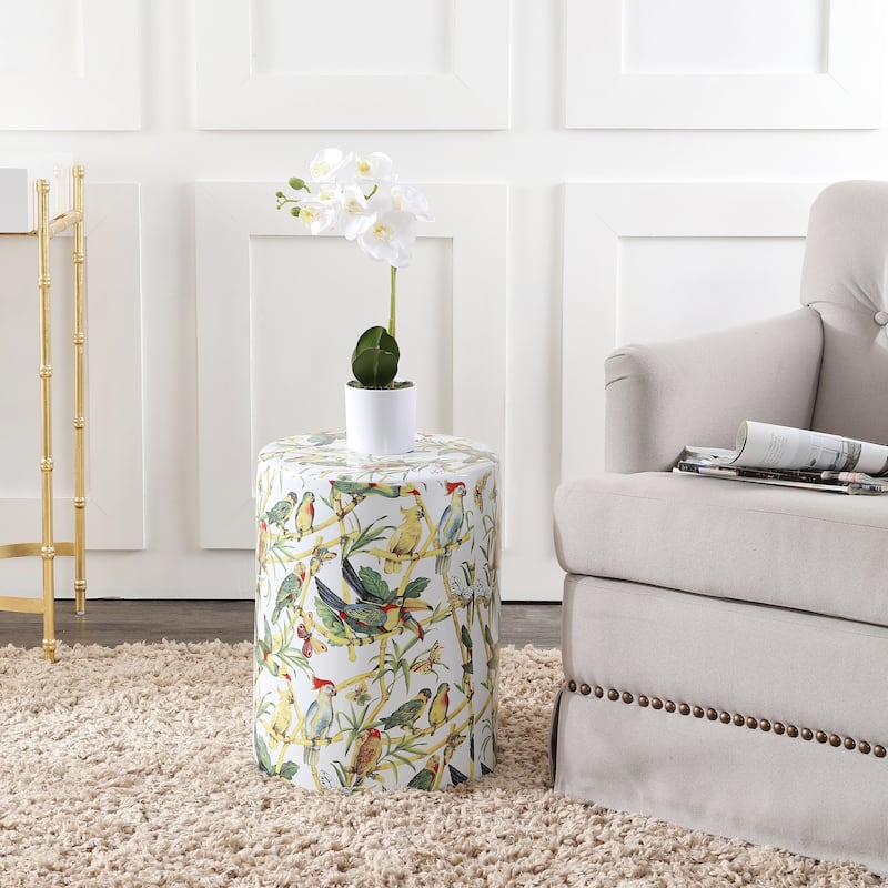 SAFAVIEH Radiana Tropical Bird Ceramic Decorative Garden Stool - Assorted