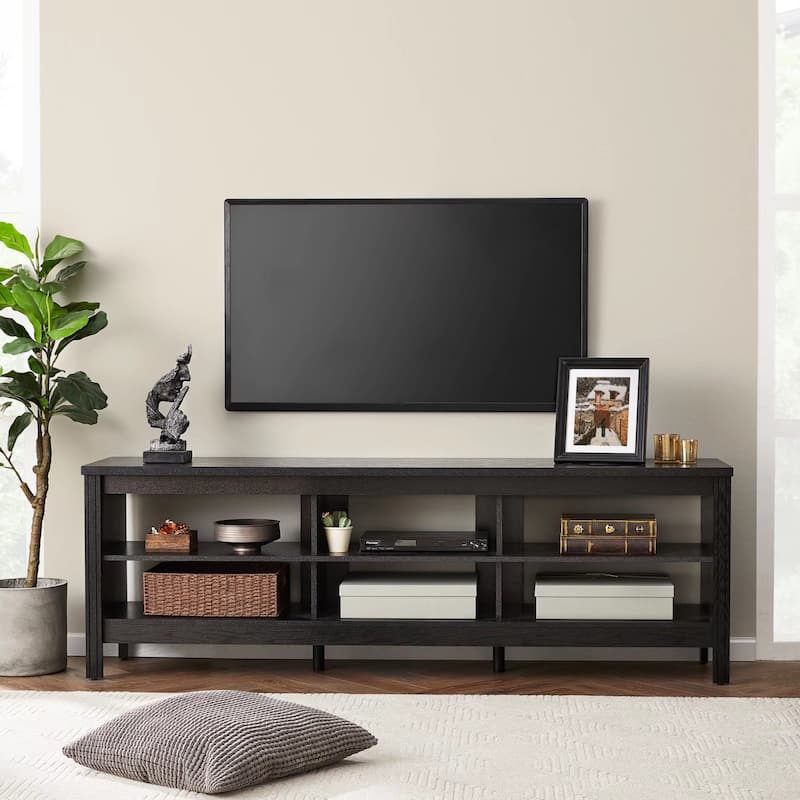 70 Inch TV Stand for 75'' TV, Classic Entertainment Center TV Console