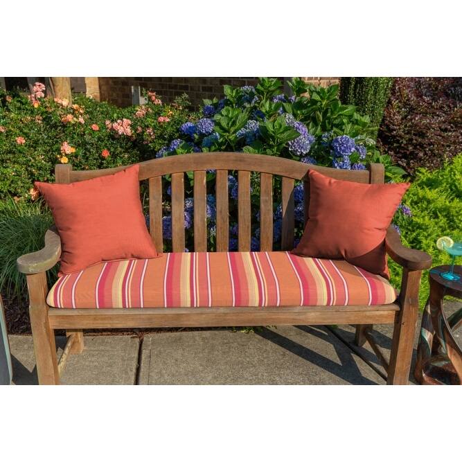 Sunbrella® Solid Fabric 1-Piece Indoor/Outdoor Square Throw Pillow, 20"W x 20"L, Canvas Macaw