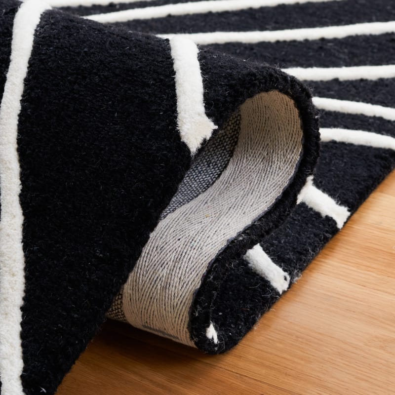 SAFAVIEH Handmade Rodeo Drive Vutka Mid-Century Modern Wool Rug