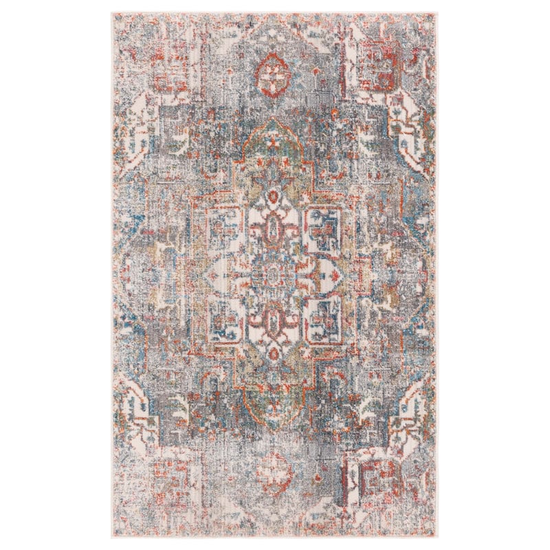 SAFAVIEH Vintage Persian Serap Oriental Distressed Rug - 2' x 5' - Charcoal/Olive