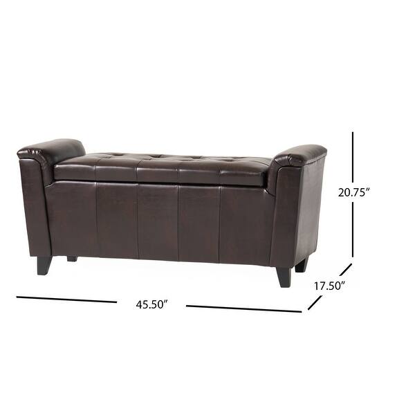Alden Armed Storage Bench - Bed Bath & Beyond - 41280095