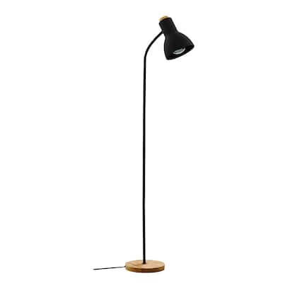 EGLO Verdal 1-Light Floor Lamp - Wood Accents
