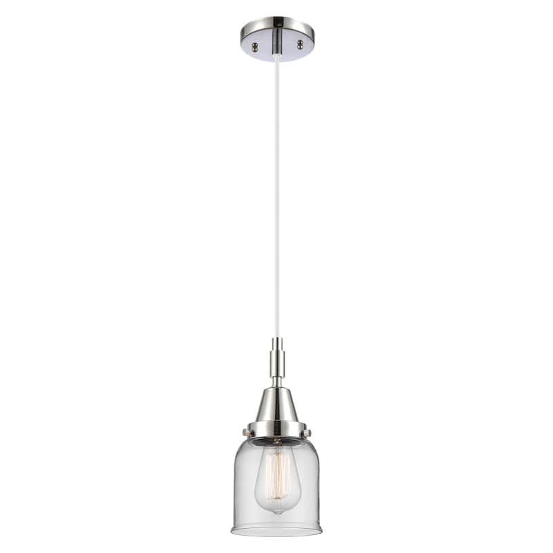 Innovations Lighting 447-1P-G52 Bell 5" Wide Mini Pendant with Clear