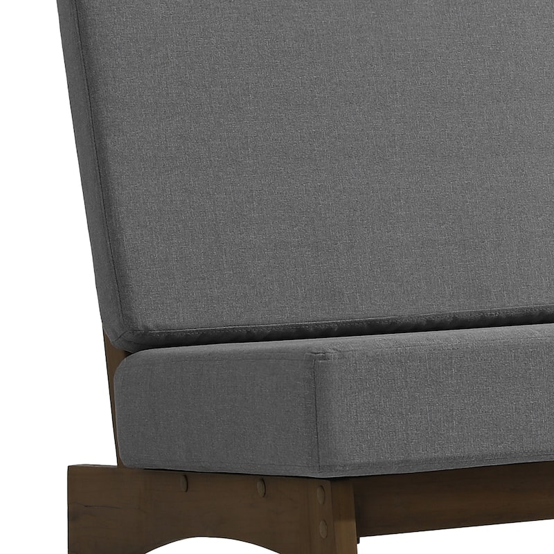 Outdoor Acacia Club Chair Set Loveseate with Weather-Resistant Cushions