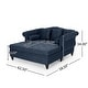 preview thumbnail 16 of 38, Wellston Tufted Double Chaise Lounge by Christopher Knight Home - 62.50" L x 58.50" W x 34.00" H