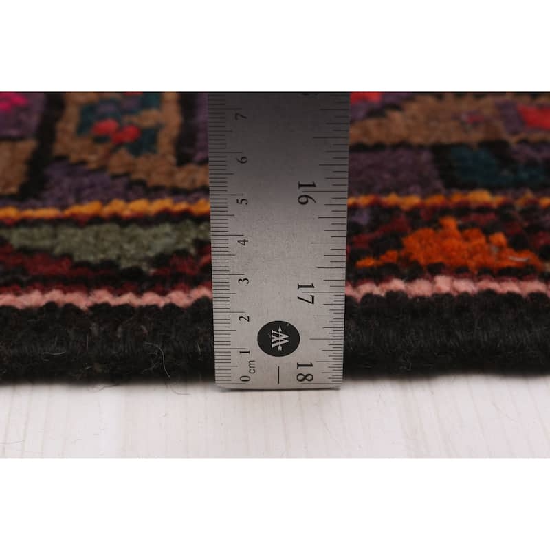 ECARPETGALLERY Hand-knotted Andelz Red Wool Rug - 3'7 x 9'3