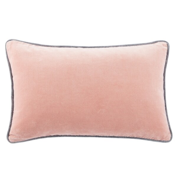 blush pink rectangle cushion