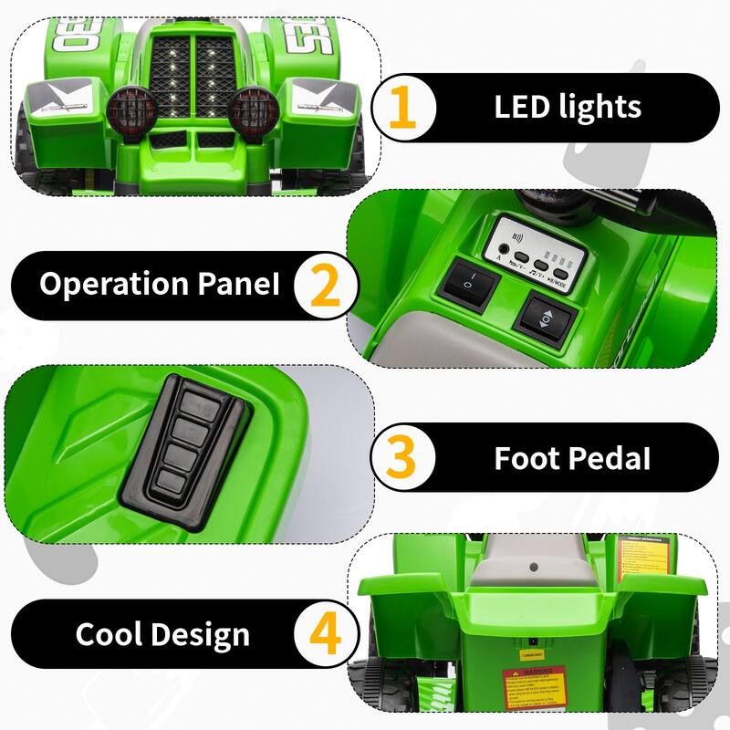 6V Kids Ride On Electric ATV
