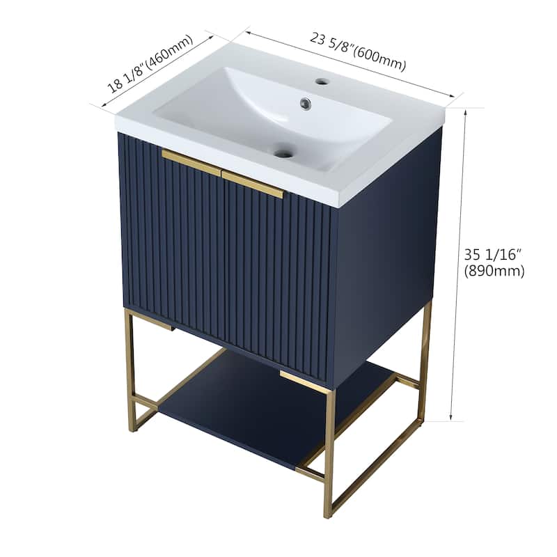 Topcraft Freestanding Bathroom Vanity with Sink