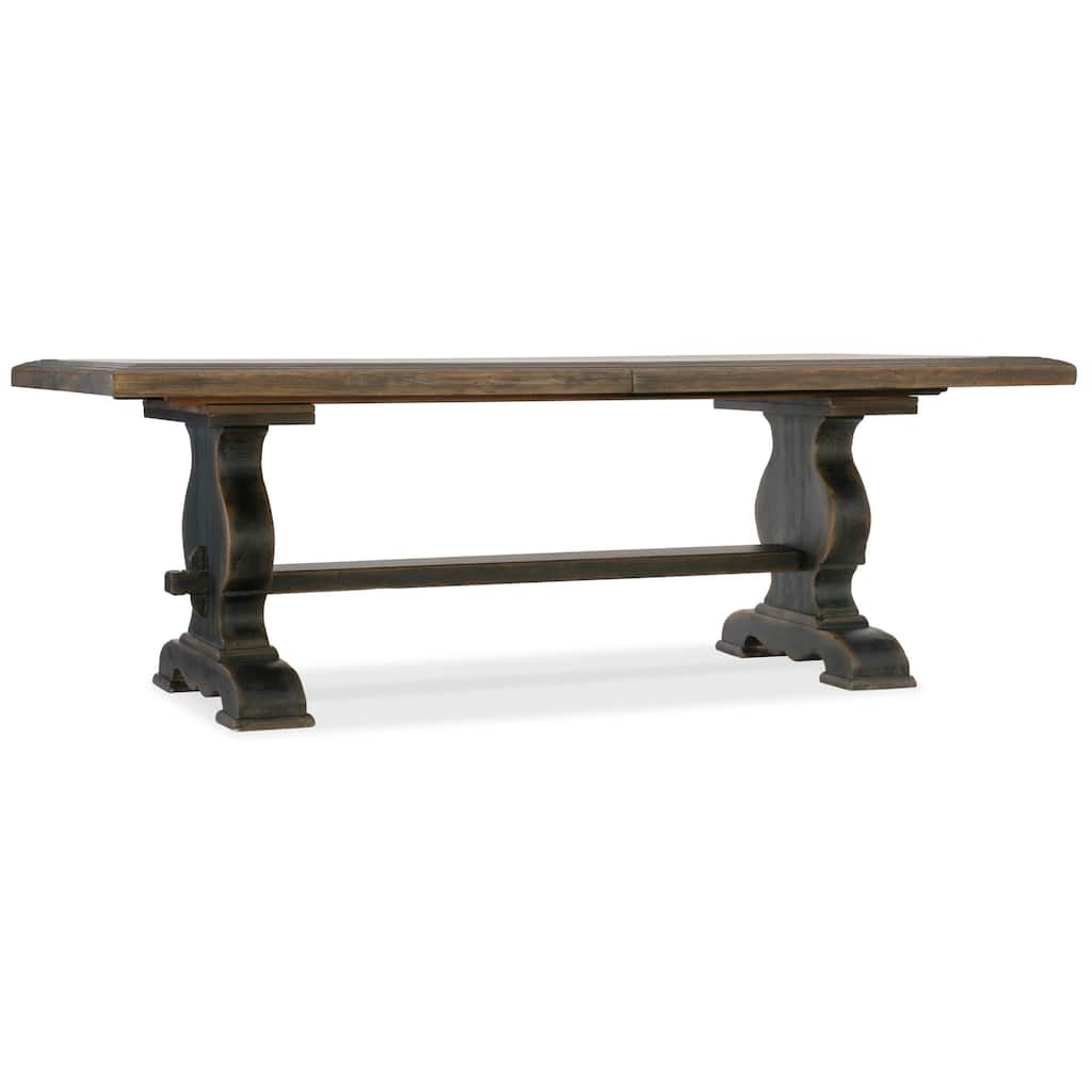 Hooker Furniture Bandera 122" Long Rustic Elegant Dining Table from