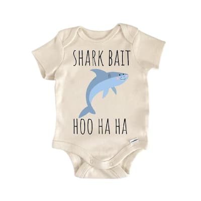 Shark Ocean Fish - Baby Boy Girl Clothes Infant Bodysuit Funny Cute Newborn