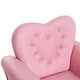 preview thumbnail 8 of 13, Taylor & Olive Estella Pink Upholstered Kids Chair