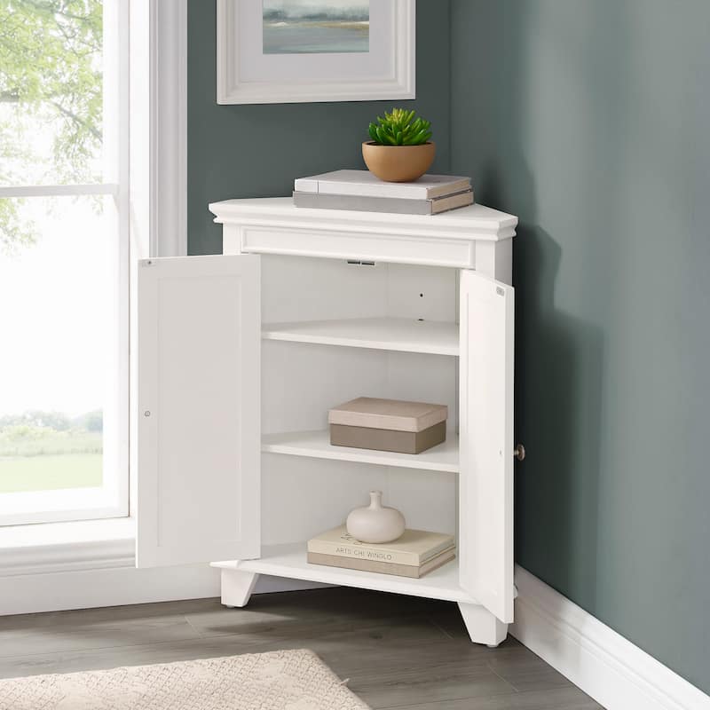 Crosley Lydia Corner Storage Cabinet - 22 "W x	12 "D x 28.88 "H