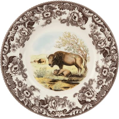 Spode Woodland Dinner Plate Animal Motifs