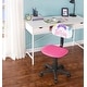 preview thumbnail 14 of 22, Kids Rolling Drawing Desk & Chair Set Colorful Rotating Upholstered Student Office Computer Chair for Children