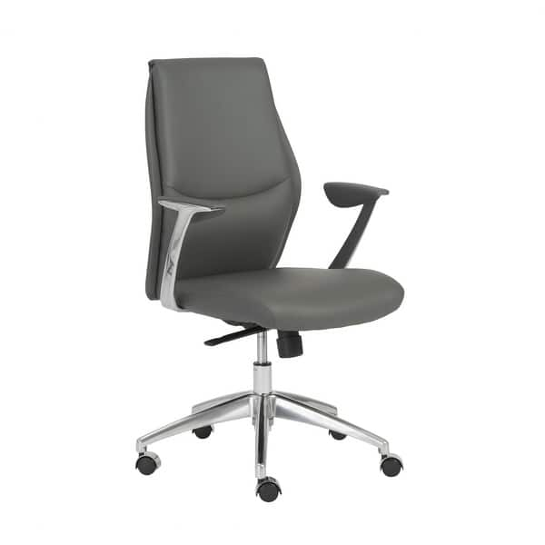 HomeRoots High Back and Neck Support Black Mesh Office Chair in the Office  Chairs department at