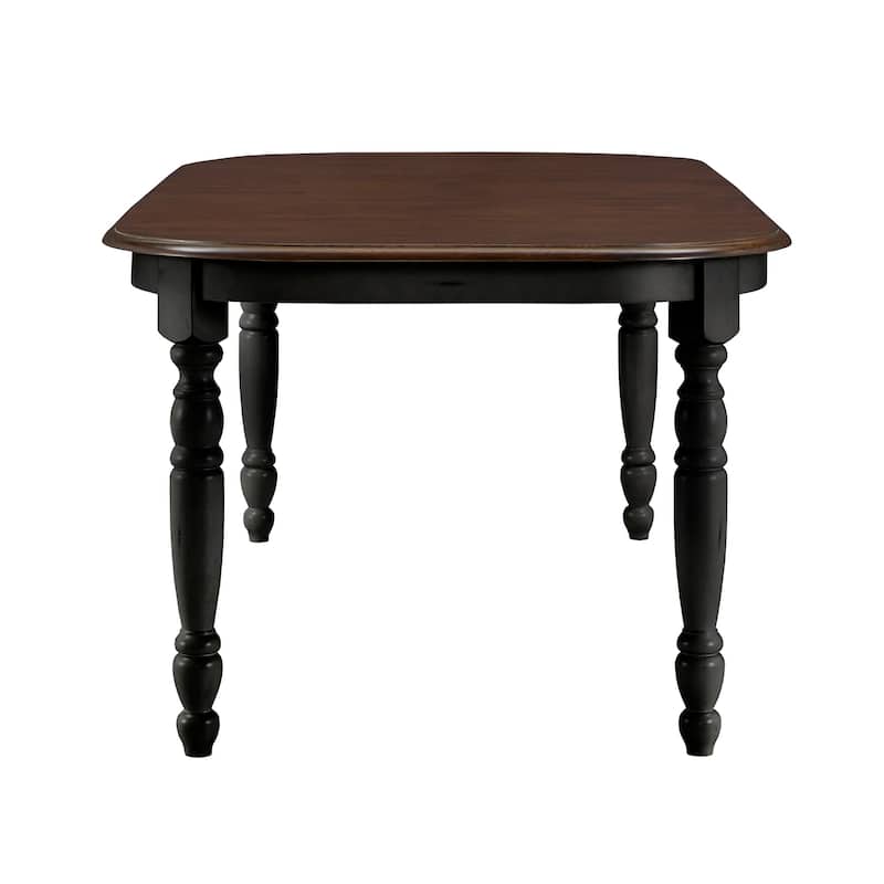 Mackenzie Country Antique Two-tone Dining Table by iNSPIRE Q Classic