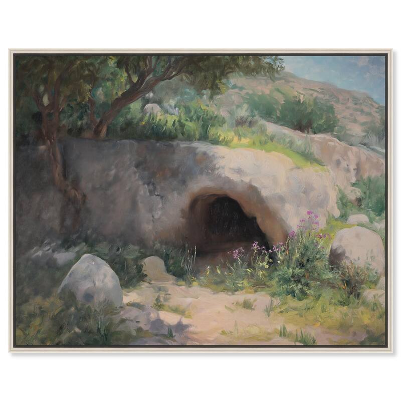 Cave of Secrets Canvas by Art Remedy - Silver - 20" x 16"