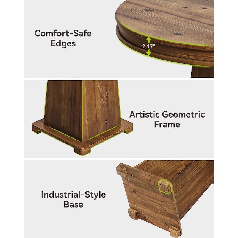 Solid Wood Round Dining Table