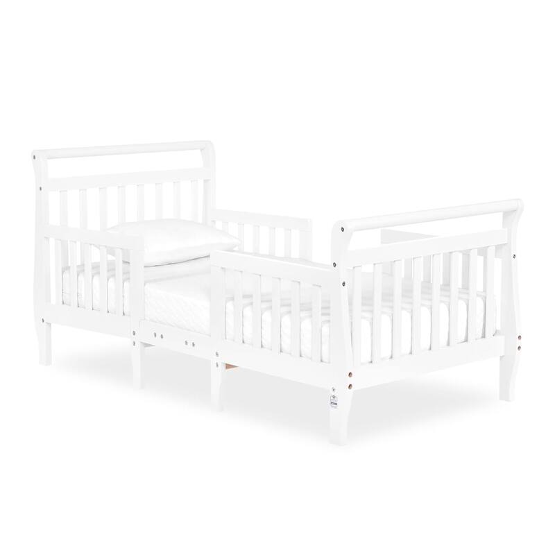 Dream On Me Emma White 3-in-1 Convertible Toddler Bed - White - Toddler