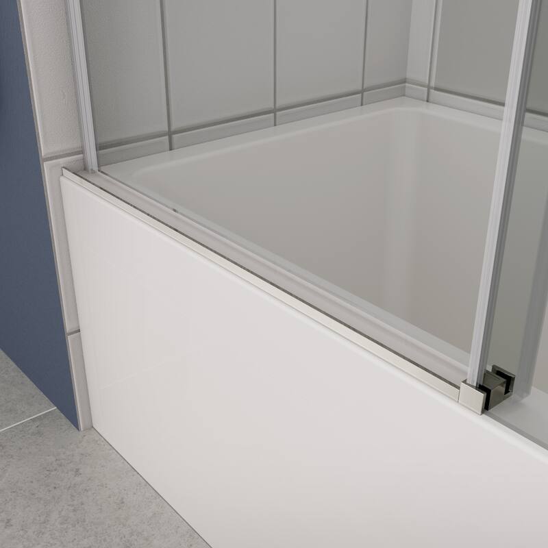 60"W x 58"H Frameless Single Sliding Shower Door - 60'' x 54''