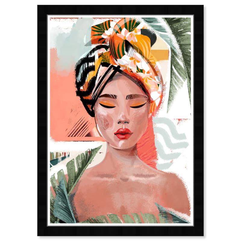 Wynwood Studio Prints Fashion and Glam In Tropical Serenity Pink and Tropical Wall Art Canvas Print