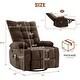 preview thumbnail 8 of 14, 360 Degree Swivel Rocking Single Sofa with Cup Holders
