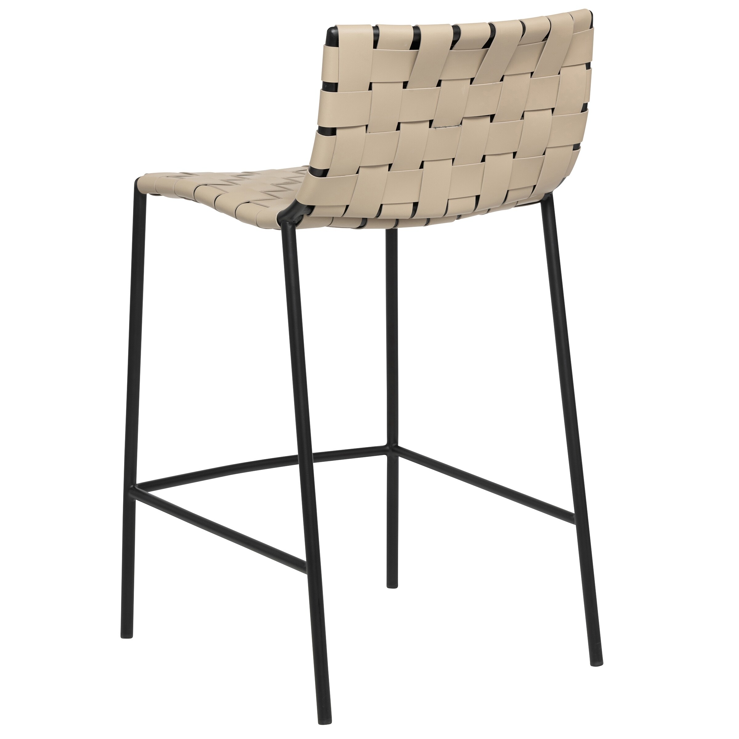 Leather weave best sale bar stool