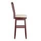 preview thumbnail 62 of 61, Eleanor Slat Back Wood Swivel Stool by iNSPIRE Q Classic