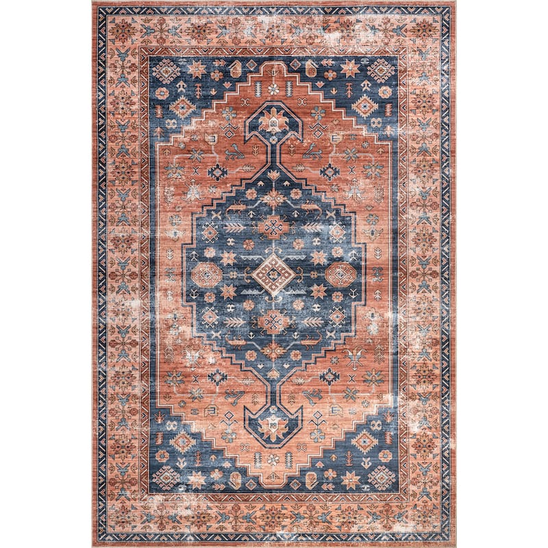 Nuloom Astra SplashGuard Traditional Machine Washable Area Rug