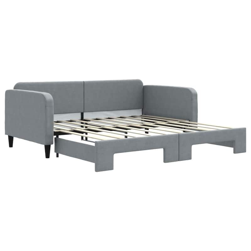 vidaXL Day Bed Upholstered Sleeper Sofa Bed for Bedroom Living Room Fabric