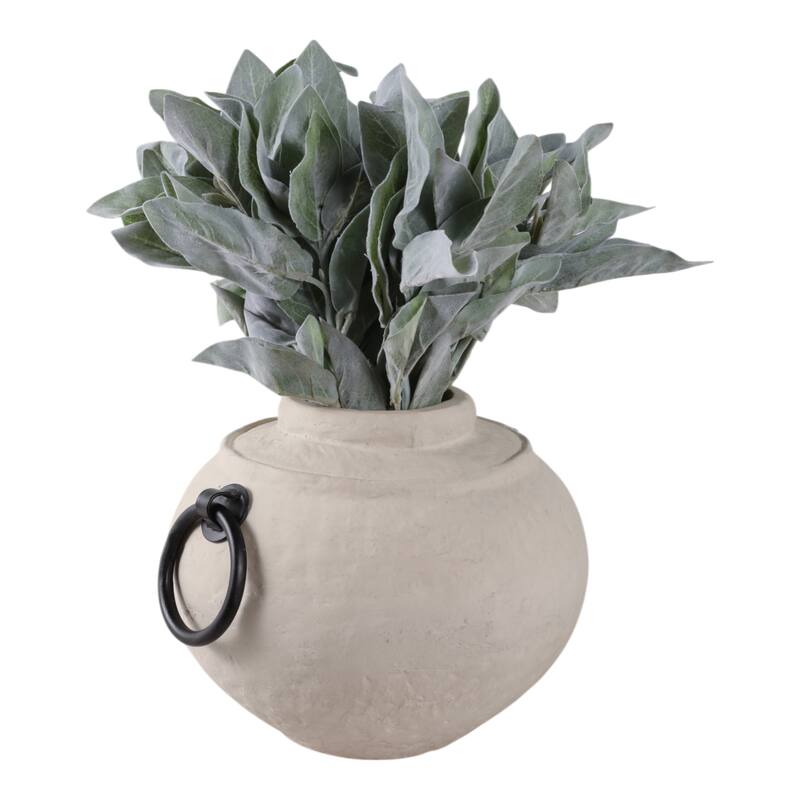 Pottery Ecomix Vase with Handles Modern Boho Style Versatile Display