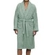 preview thumbnail 59 of 76, 100% Cotton Soft Terry Adult Unisex Lightweight Bathrobe by Superior Extra Large - Sage