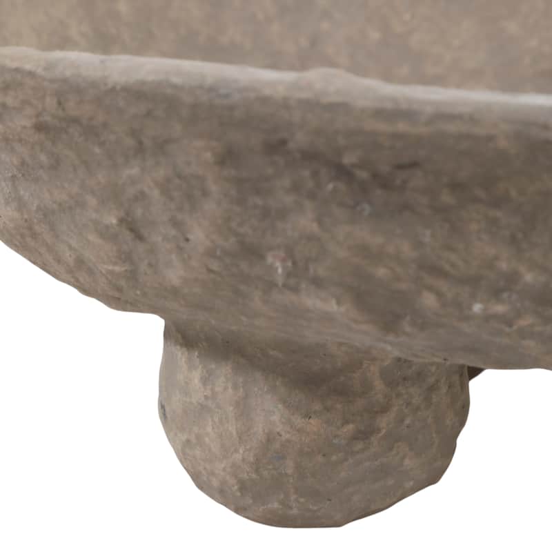 Pottery Paper Mache Bowl Artisanal Handcrafted Sculptural