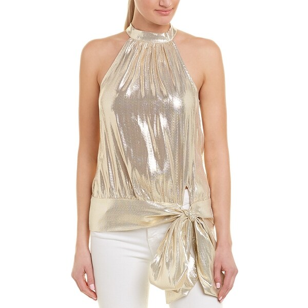 Shop Trina Turk Champagne Silk-Blend 