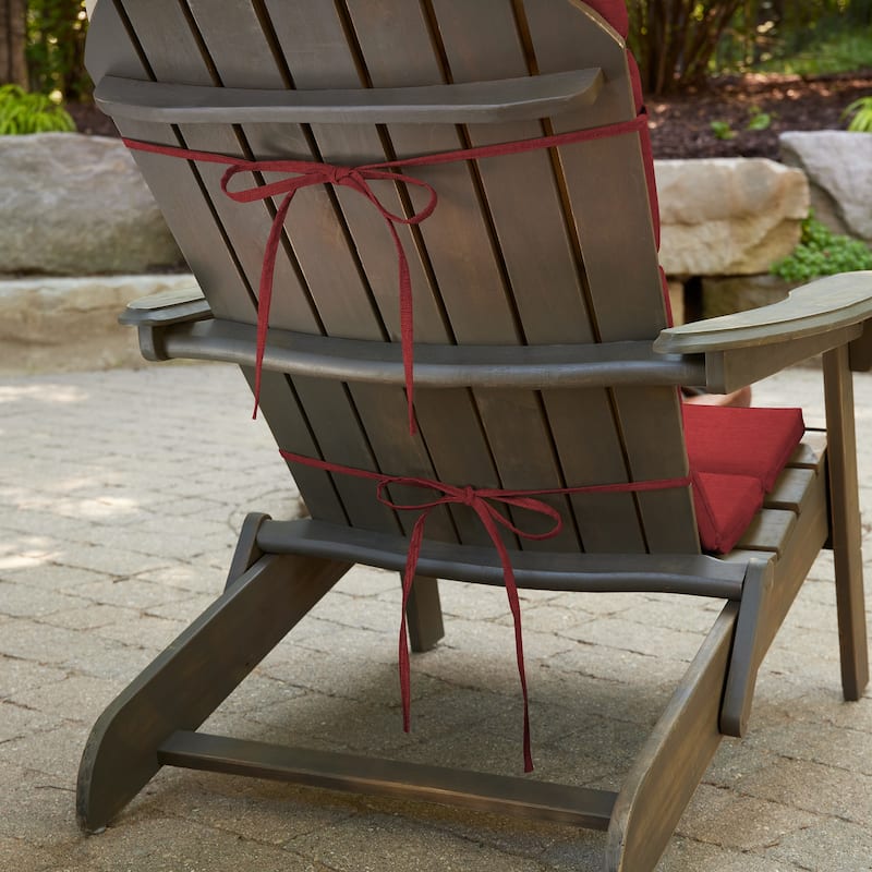 ARDEN Outdoor Foam Adirondack Cushion, Set of 2