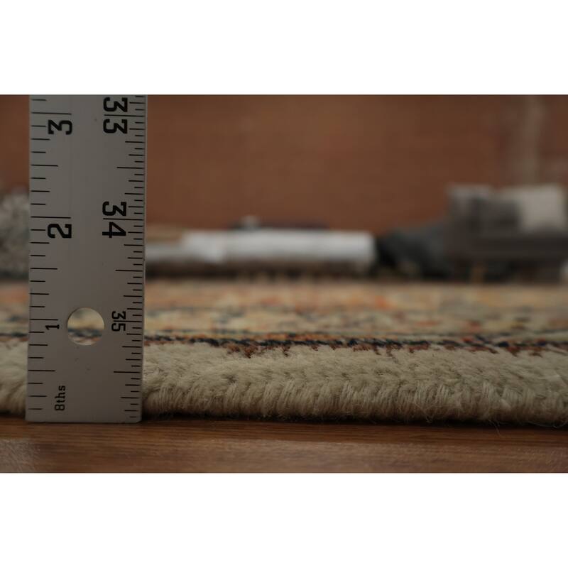 Hand Knotted Oriental 100% Wool Carpet Traditional Floral Oranges & Rust Tabriz Area Rug - 6' 0'' X 4' 2''