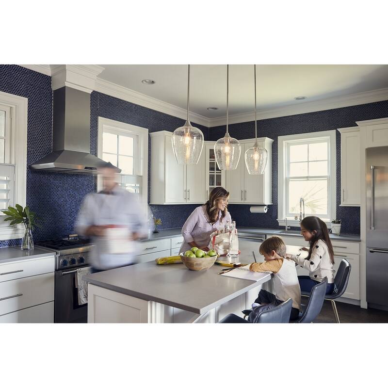 Towne 1-Light Mini Pendant in Brushed Nickel