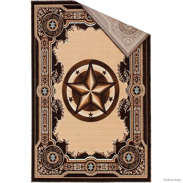 High Quality Texas Star Cowboy Western Woven Area Rug Cowboy Western Woven Area Rug
