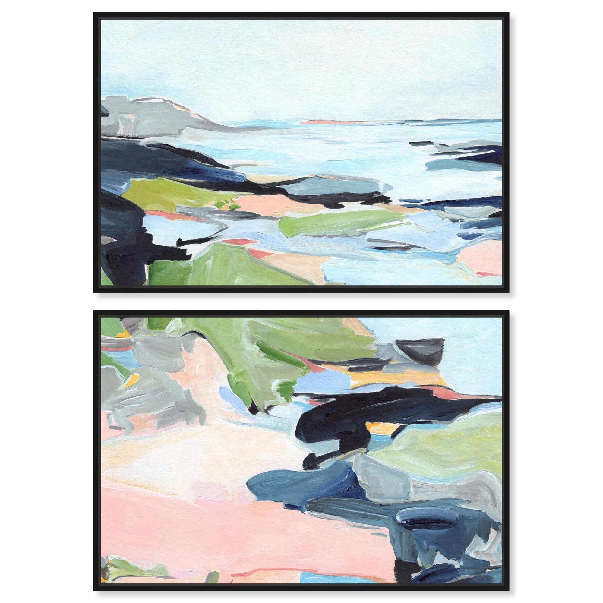 Between Seasons I Canvas Set of 2 by Art Remedy